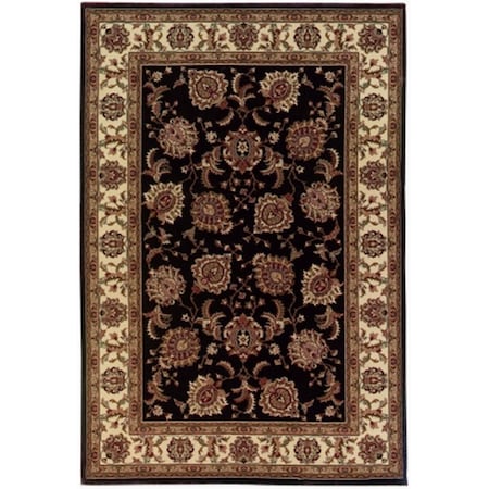 Sphinx By Oriental Weavers Area Rugs, Ariana 117D3 8X11 Rectangle - Brown/ Ivory-Polypropylene A117D3240330ST